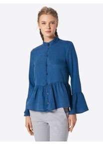 Only, Damen Shirt 'onlNICOLINE', Blue Denim