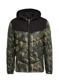 Tom Tailor Denim, Herren Jacke, Dunkelgelb / Anthrazit / Grün / Schwarz
