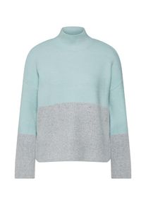 Only, Damen Pullover, Hellblau / Grau