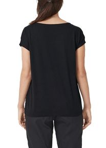 TRIANGLE, Damen Blusenshirt, Grau / Schwarz / Wei&szlig;