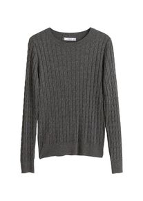 Mango, Damen Pullover 'Kiev', Dunkelgrau