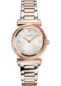 Versace, Damen Schweizer Uhr 'V-MOTIF, VERE00718', Rosegold / Silber