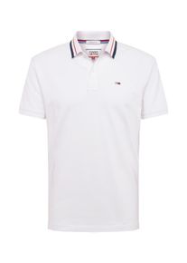 Tommy Jeans, Herren Poloshirt, Wei&szlig;
