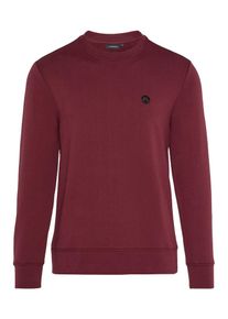 J. Lindeberg J.Lindeberg, Herren 'Throw Ring Loop' Sweatshirt, Blutrot