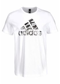 adidas Performance, Herren T-Shirt, Silber / Weiß