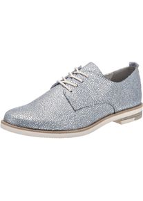 Marco Tozzi, Damen Halbschuhe 'Bacone', Rauchblau