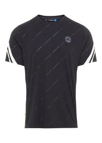 J. Lindeberg J.Lindeberg, Herren T-Shirt 'Dylen', Schwarz / Weiß