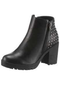 SURI FREY, Damen Stiefelette 'Elly', Schwarz / Silber