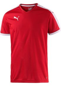 Puma, Herren Funktionsshirt 'Pitch', Hellrot / Weiß