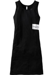 sheego Casual, Damen Longtop, Schwarz