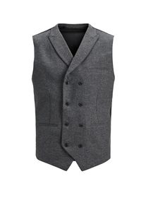 Jack & Jones JACK & JONES, Herren Stoffmix Weste, Dunkelgrau