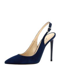 Evita, Damen Sling Pumps 'ALINA', Navy