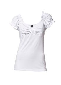 Heine, Damen V-Shirt, Weiß