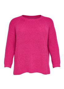 Only Carmakoma, Damen Strickpullover, Dunkelpink