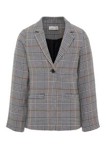 name it, Mädchen Blazer, Grau / Basaltgrau / Dunkelorange