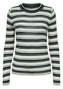 Selected Femme, Damen Strickpullover, Elfenbein / Grasgr&uuml;n