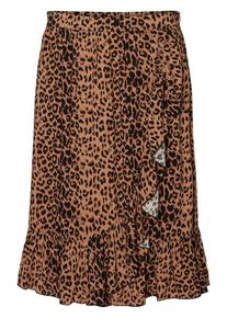 Véro Moda VERO MODA, Damen Rock, Orange / Schwarz