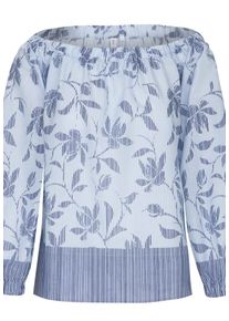 Seidensticker, Damen Carbluse ' Schwarze Rose ', Blau / Hellblau