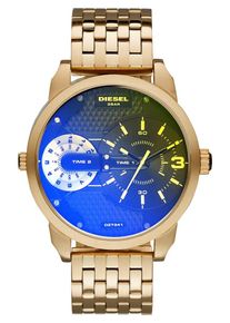 Diesel, Damen uhr Mini Daddy DZ7341, Blau / Gold