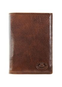 The Bridge, Herren Story Uomo Visitenkartenetui Leder 9,5 cm, Kastanienbraun