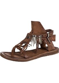 A.S.98, Damen Klassische Sandalen, Braun