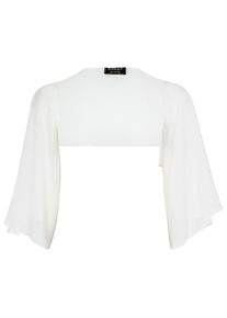 Apart, Damen Blusen tiefer V-Ausschnitt, Creme