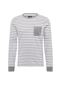 Abercrombie & Fitch Abercrombie & Fitch, Herren Shirt, Grau / Weiß