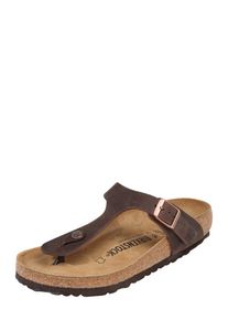 Birkenstock, Damen Zehentrenner 'Gizeh', Braun / Kastanienbraun