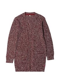 Esprit, M&auml;dchen Strickjacke, Bordeaux / Wei&szlig;