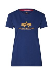 Alpha Industries, Damen Shirt 'New Basic T Wmn', Navy