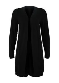 ZIZZI, Damen Strickjacke 'Cardigan, Long Sleeve', Schwarz