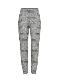 O`Neill O'NEILL, Damen Hose 'LW BEACHY BEACH PANTS', Dunkelgrau / Schwarz / Weiß