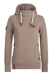 Naketano, Damen Kapuzenpullover 'Chasin the cat', Braun