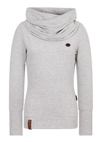 Naketano, Damen Sweatshirt 'Kurzer Schniedelwutz', Graumeliert