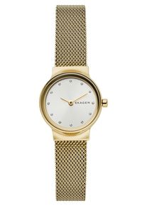 Skagen, Damen uhr, Gold / Schwarz / Weiß
