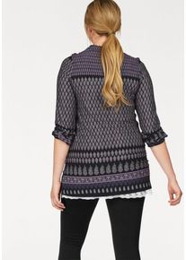 Boysen's BOYSEN'S, Damen Tunika, Marine / Violettblau / Helllila