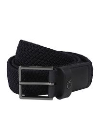 Calvin Klein, Herren Gürtel in Flecht-Optik 3.5cm, Dunkelblau