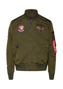 Alpha Industries, Herren Jacke 'MA-1 TT Patch SF', Dunkelgrün
