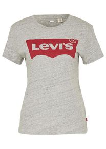 Levi's LEVI'S, Damen Shirt 'The Perfect Tee Large Batwing', Graumeliert / Karminrot