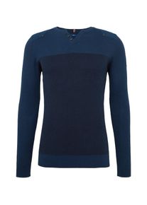 Tom Tailor, Herren Strickpullover, Blue Denim