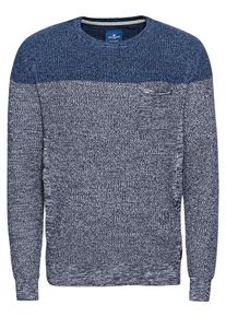 Tom Tailor, Herren Pullover, Blau / Grau