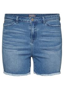 JUNAROSE, Damen Shorts, Blau