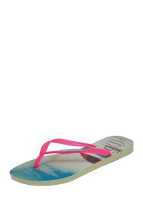 Havaianas, Damen Slipper 'Paisage', Blau / Gr&uuml;n