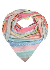 Zwillingsherz, Damen Tuch 'Dreieck Rainbow', bunt