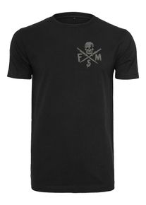 Mister Tee, Herren Tee 'Stick It', Grau / Schwarz