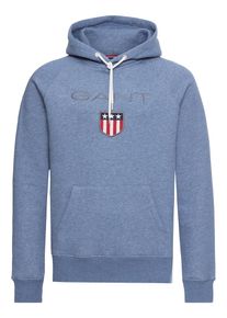 Gant, Herren Kapuzen-Sweatshirt, Hellblau / Mischfarben
