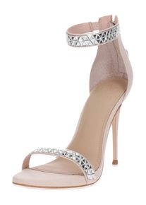 Guess, Damen Riesandalen 'THADDEA', Rosa / Silber