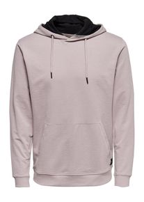 Only & Sons Only & Sons, Herren Sweatshirt 'onsBASIC SWEAT HOODIE UNBRUSHED NOOS', Taupe