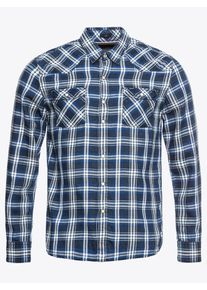 Pepe Jeans, Herren Hemd 'GRANT', Hellblau / Dunkelblau