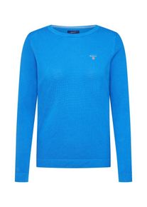 Gant, Damen Pullover 'COTTON PIQUE CREW', Royalblau